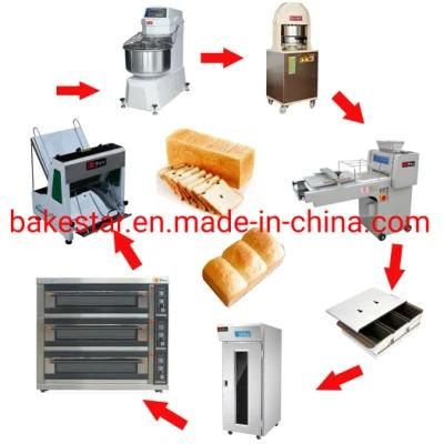 High Capacity Toast Loave Sandwich Baguette Croissant Pastry Bread Bakery Machine ...