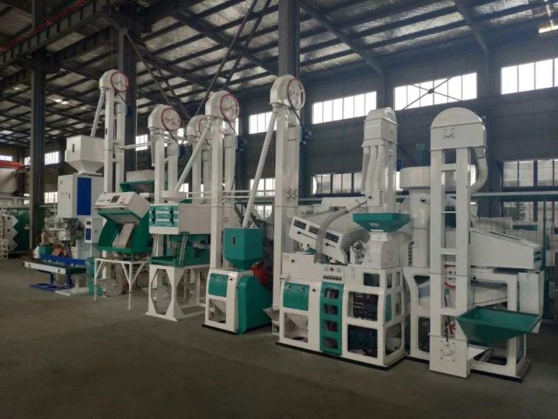 24ton Rice Mill Rice Milling Equipment with Color Sorter