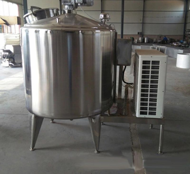 Stainless Steel Milk Cooling Chiling Storage Fermentation Tank Factory