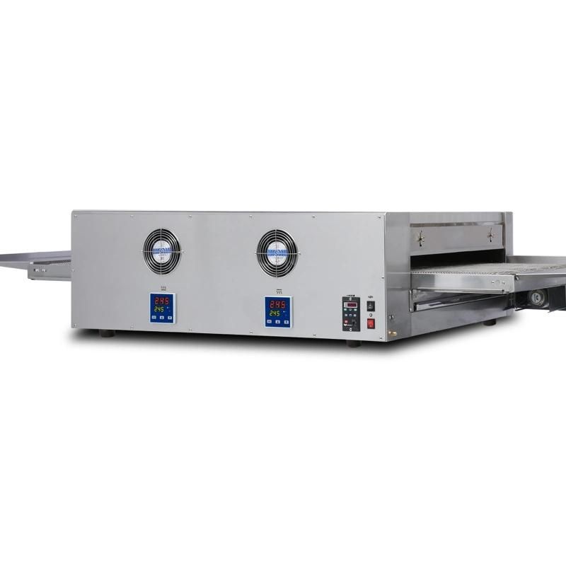 Stainless Steel Gas / Electric Type Commercial Conveyor Pizza Oven