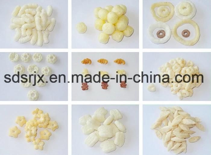 Crisp Flavored Toasted Puffed Corn Cheese Snack Food Making Machine