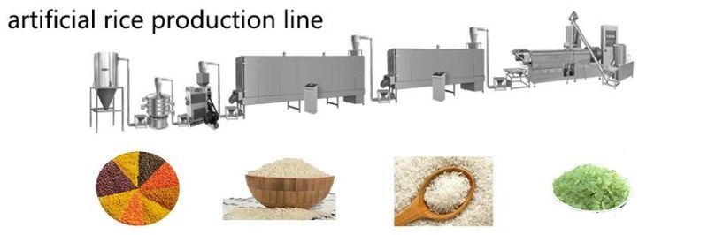 Instant Rice Making Machine Fortified Rice Make Extruder Machine