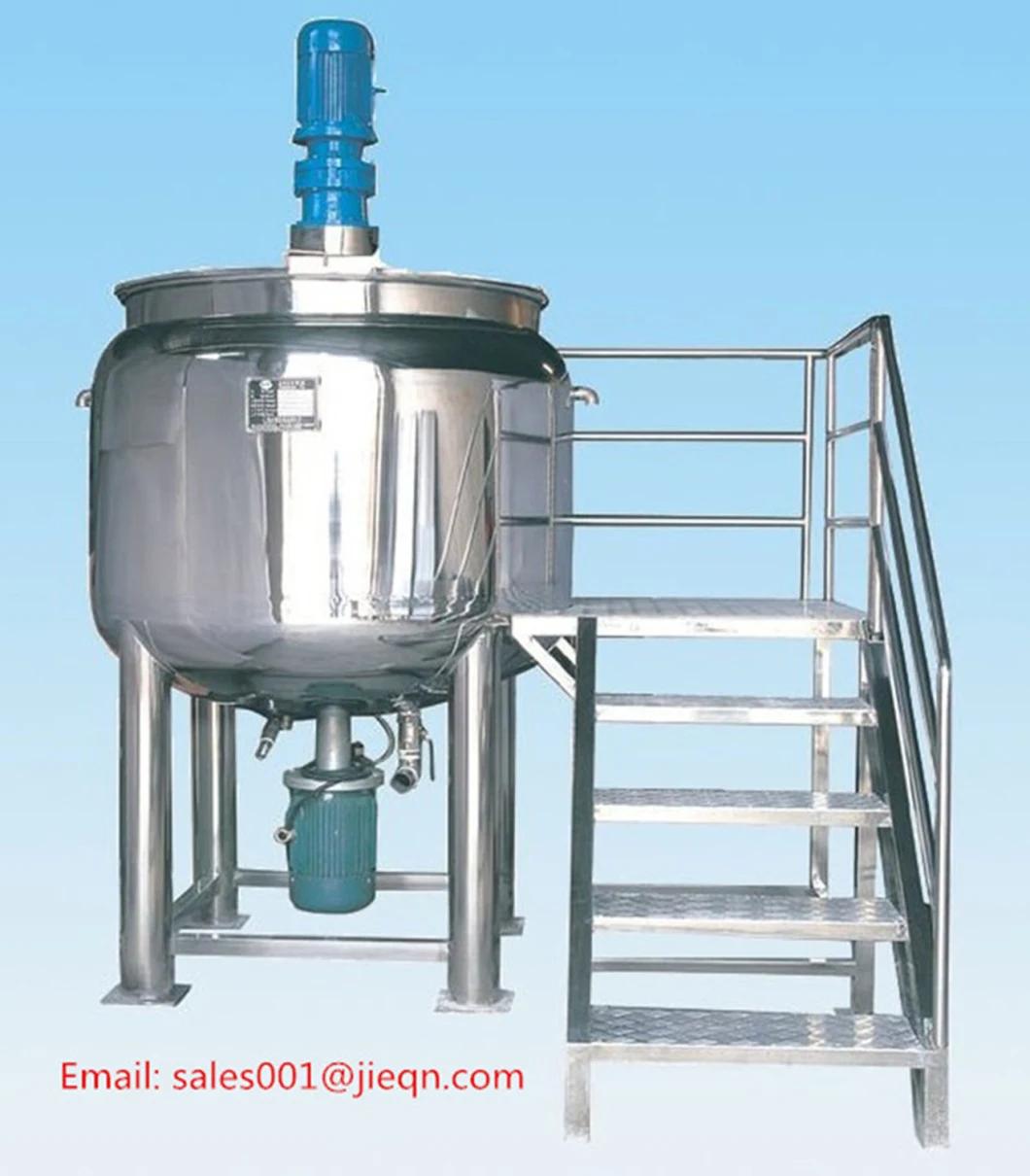 Sanitary Stainless Steel Juice Liquid Dairy Beverage Jacketed Heating Blending Machine Factory