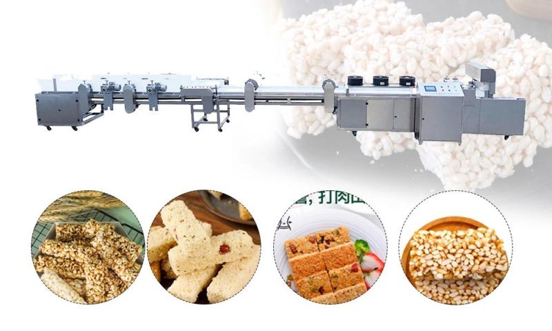 Low Price Puffed Rice Ball Making Machine Cereal Bar Popular Energy Bar Maker