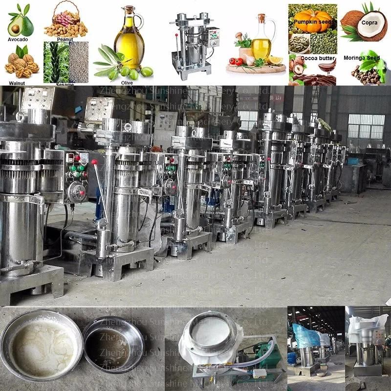 Ce Quality White Sesame Almond Peanut Hydraulic Oil Press Expeller