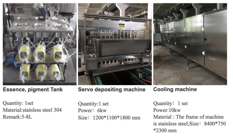 Jelly Candy Processing Line Candy Making Machine