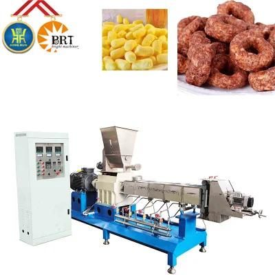 corn puffs extruder machine cheese puffs making machine