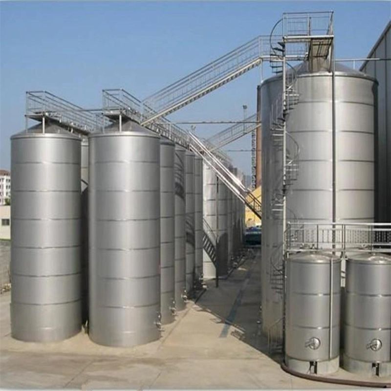 20000L Customized Stainless Steel Jacket Insulation Mixing Heating Storage Tank