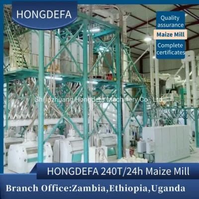 Super White Maize Corn Flour Grits Milling Making Plant Mill Machine