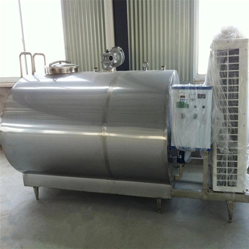 Vertical and Horizontal 5000L 10000L Milk Cooling Container for Dairy Factory