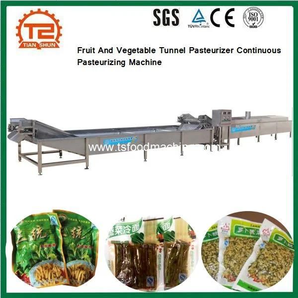 Pasteurization Plant in Fruit and Vegetable Tunnel Pasteurizer Continuous Pasteurizing Machine
