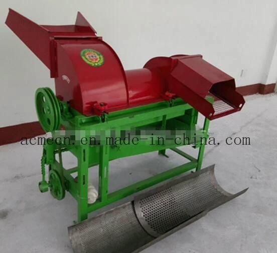 Fully Auto Combine Maize Corn Skin Peeling Soybean Thresher Machine