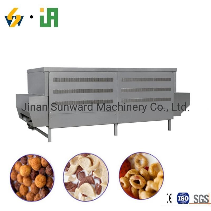 Small Corn Flakes Making Plant Corn Chips Processing Line