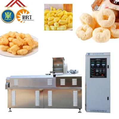 Double Screw Corn Puff Snacks Food Machinery Machines Twin Screw Puffs Snack Food Extruder