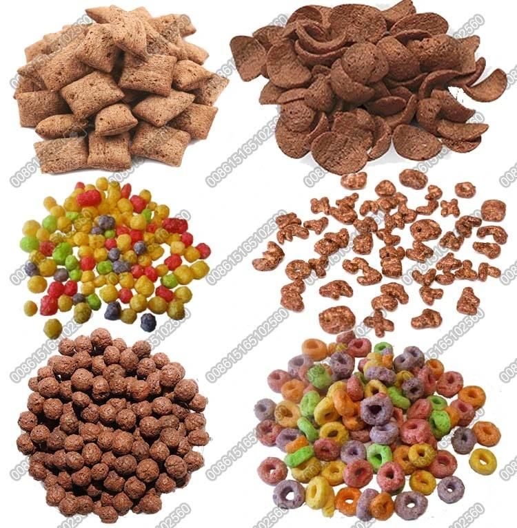 Automatic Breakfast Cereals Choco Flakes Process Machine