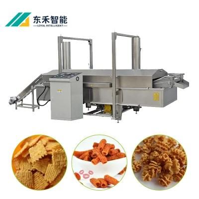 Best Quality Gas Industrial Fried Food Frying Machine Automatic Continuous Belt Snacks ...