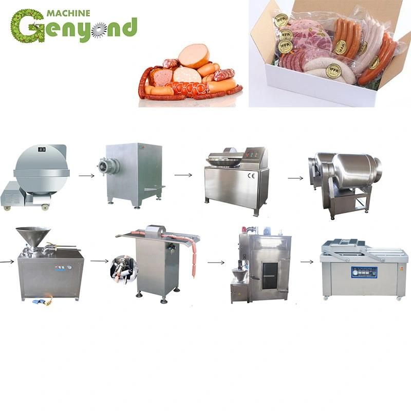 Automatic Stainless Steel Sausage Making Production Line