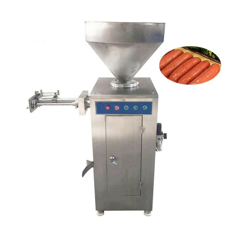 Electric Pneumatic Chicken Sausage Filler Twister Linker Sausage Filling Funnel Sausage Stuffer