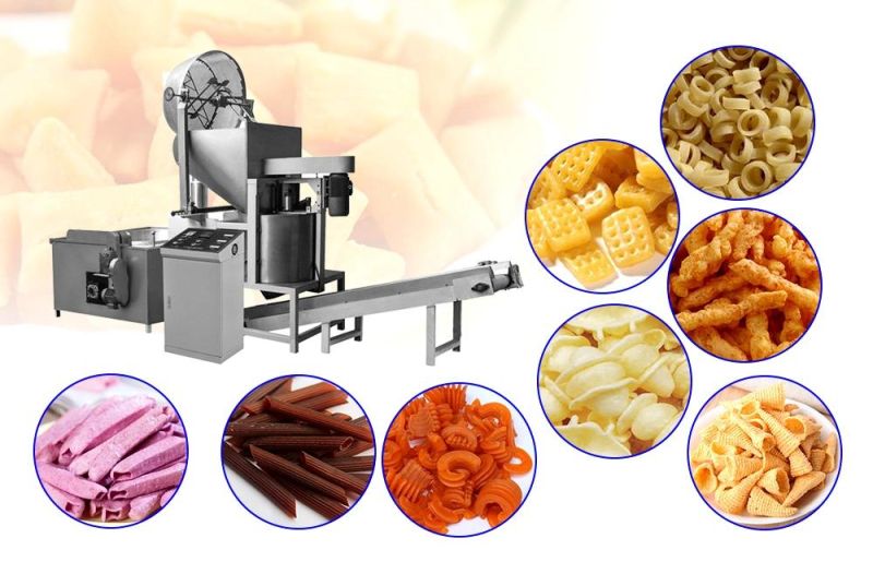 Automatic Corn Tortilla Chips Doritos Continuous Fryer