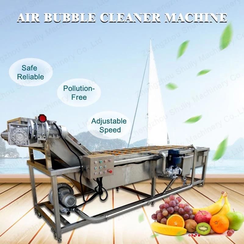 Industrial Vegetable Cleaning Machine Fruit Air Bubble Washer