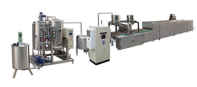 Fruity Jelly Candy Depositing Line Confectionery Machinery Equipment