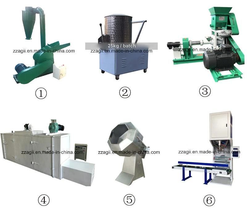 Automatic Dry Type Floating Fish Feed Extrusion Production Line