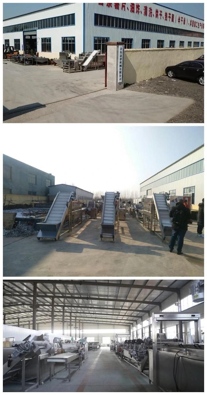 100/200/300/500/1000kg Per Hour Frozen French Fries Processing Machine Potato Chips Production Line