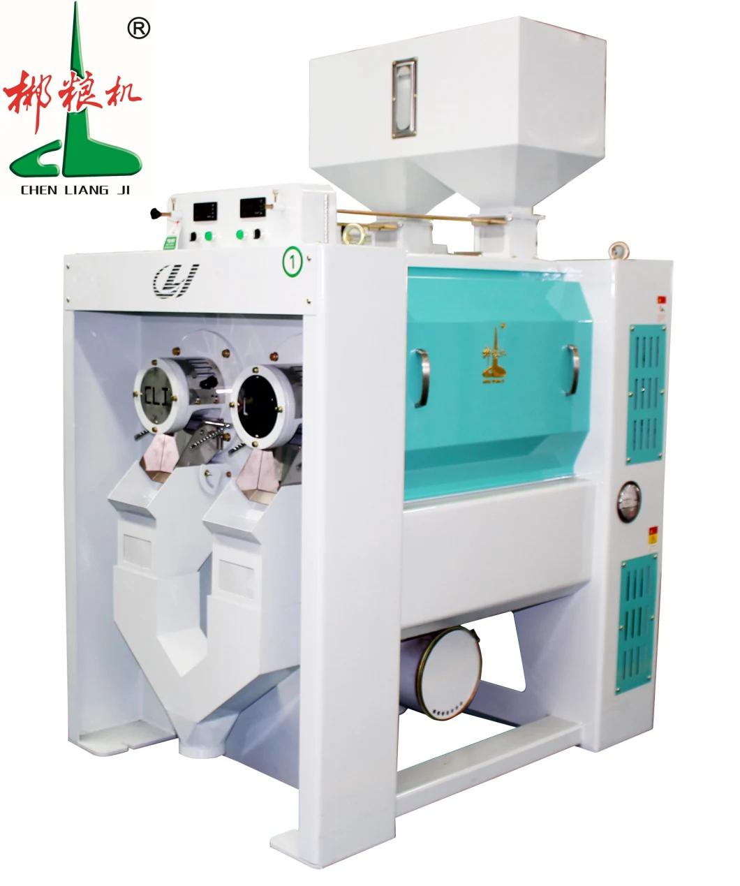 High Efficient Hot Sale Double Emery Roller Rice Whitener Mnsw21.5fx2 Rice Milling Machine