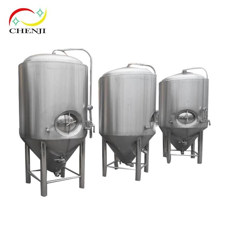 300L 600L Jacketed Cone Fermentation Tank