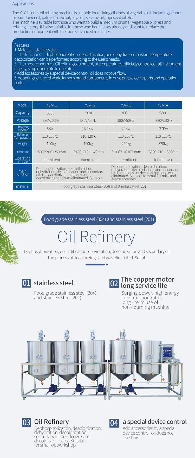 Edible Oil Refining Machine Oil Refiner