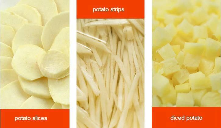 Multipurpose Root Leafy Vegetable Potato Chips Cutting Machine Potato Cutter