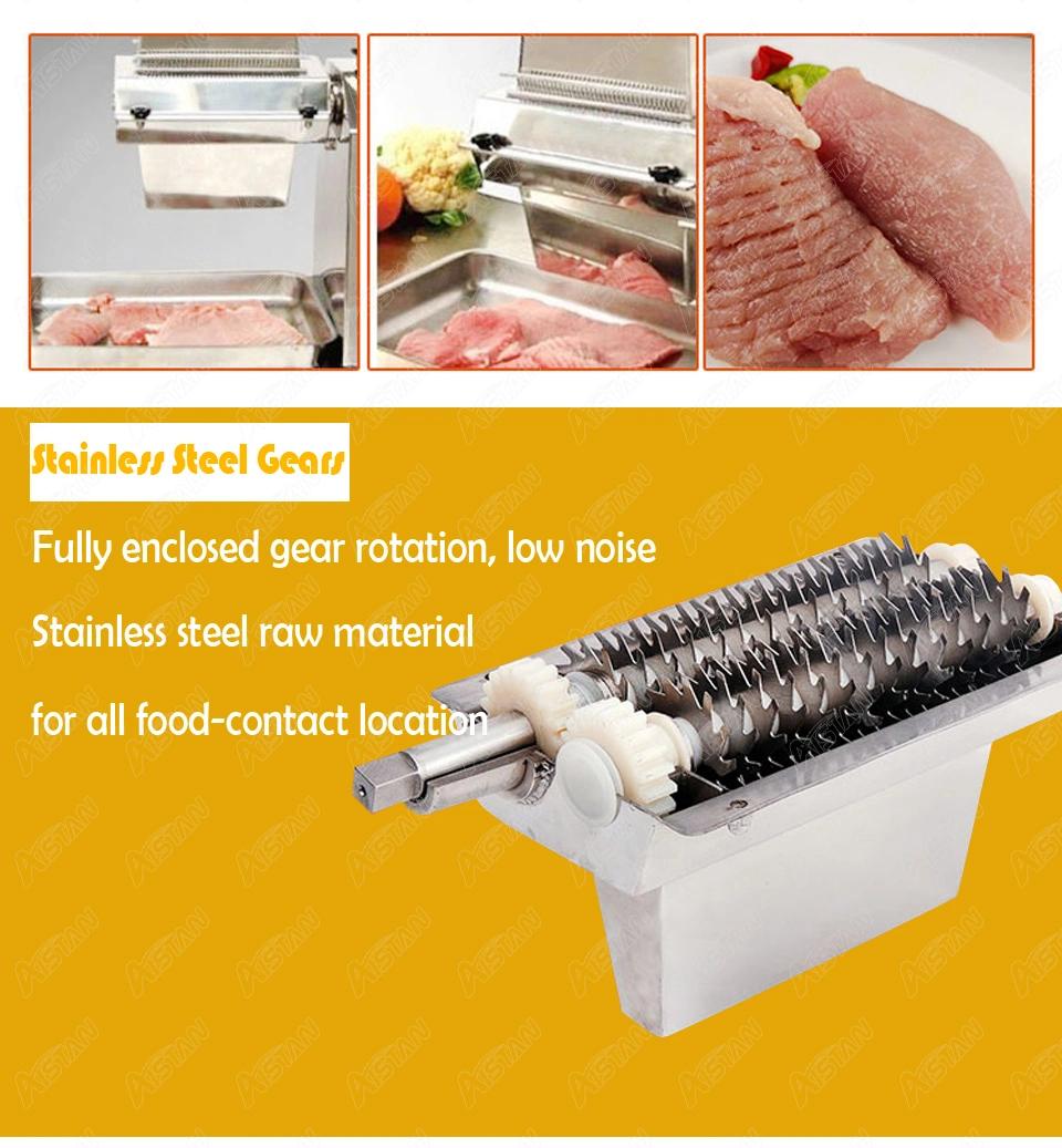 Mts515 Manual Meat Tenderizer Bladed Meat Tenderizer Stainless Steel Commercial Meat Tenderizer Machine