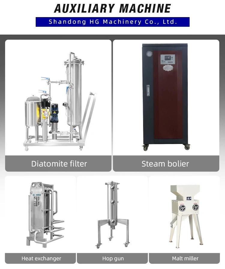 500L 1000L 2000L Microbrewery Brewhouse System Craft Brewery Equipment Beer Brewing Equipment