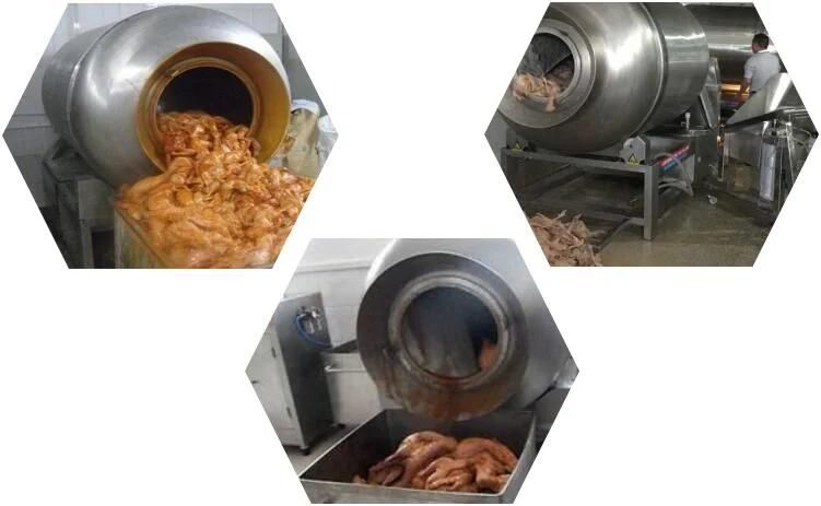 Meat Automatic Vacuum Tumbling Machine Seafood Tumbler Marinator