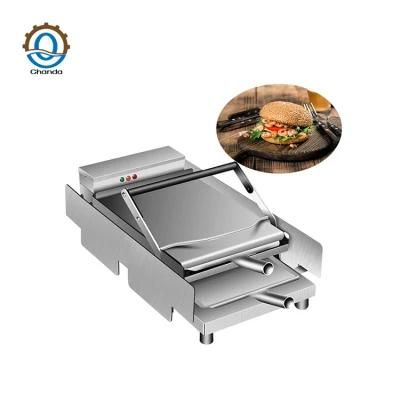 Commercial Kitchen Equipment Electric Roasting Machine Double Bread Bun Toaster Machine