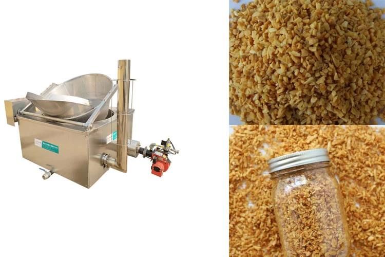 Gas Heated Batch Type Fryer Fried Food Fry Machine Garlic