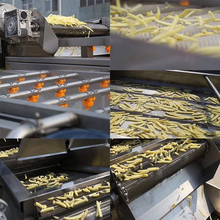 Full Set Production Line Frozen French Fries Maker Machines