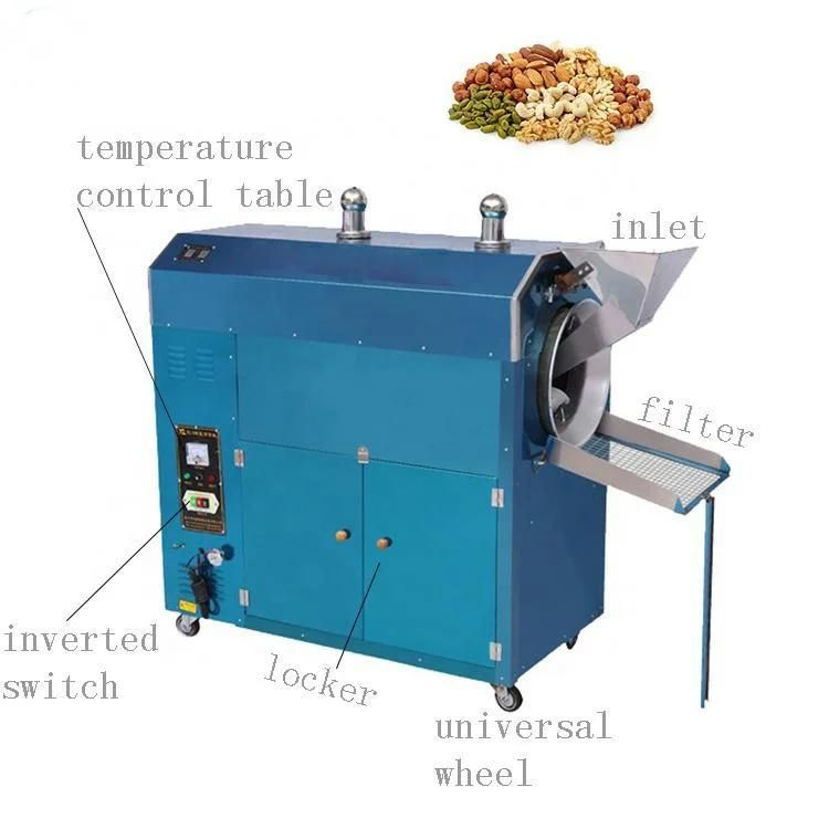 Multifunction Nuts Peanuts Corn Pumpkin Seeds Roasting Machine