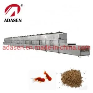 Tunnel Conveyor Belt Pet Food Fish Food Cat Food Microwave Dehydration and Sterilization ...