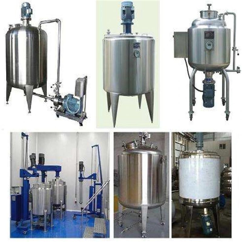 Homogenizer Tank Emulsifying Tank High Shear Mixing Tank Stirrer Tank