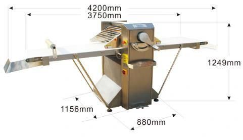 Commerical Toast Loaf Bread Forming Machine/Baguette Dough Moulder