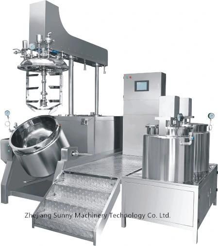 Vacuum Mixing Emulsifier for Foodstuff Pharmaceutical Homogenizing