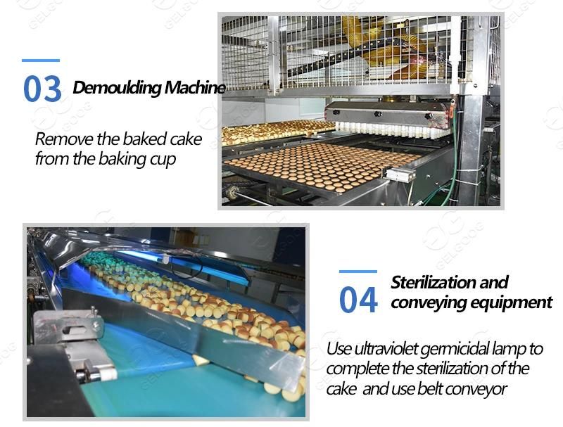 Automatic Mini Cake Machine Bakery Machine Supplier Cake Machine