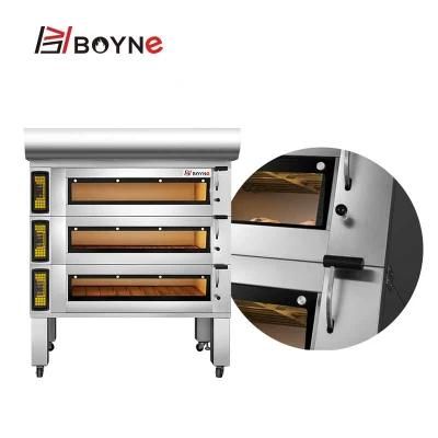 Touch Screen 4 Deck 12 Trays Electric Bread Baking Oven