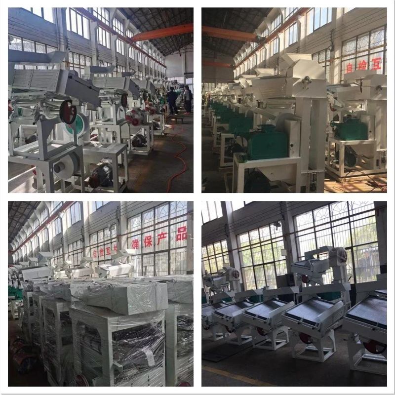 Rice Processing Machine Combined Rice Huller Rice Polisher Rice Mill