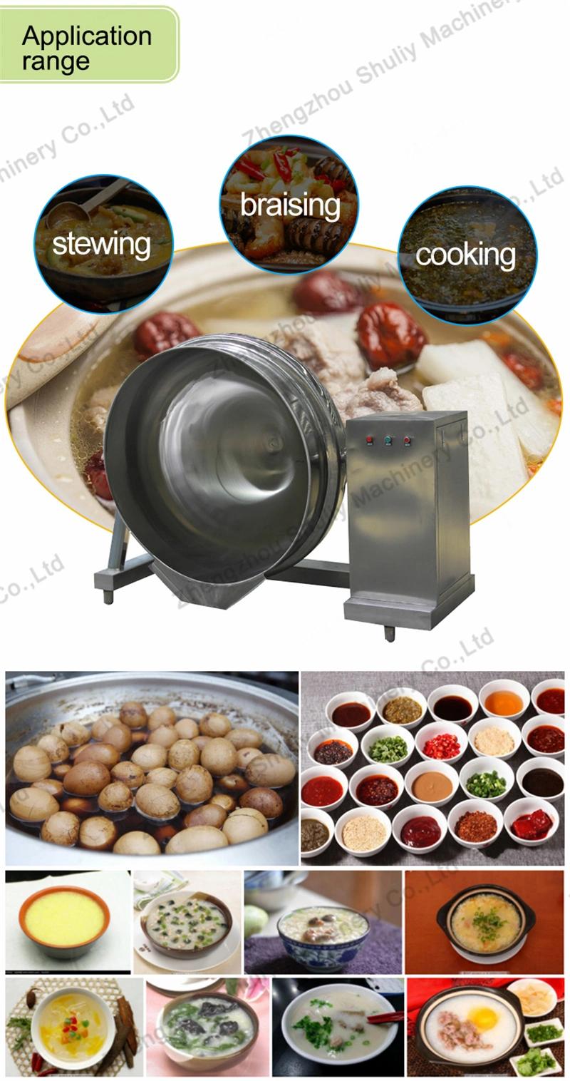 2000L Jacketed Syrup Cooking Kettle Sandwich Jam Candy Pot