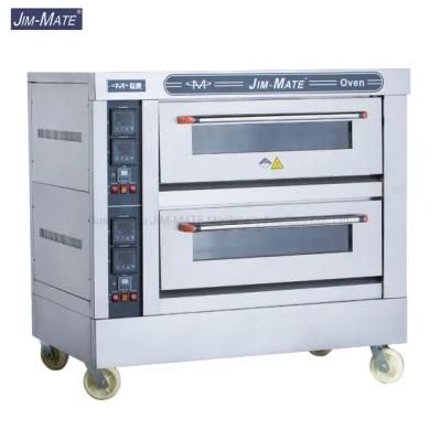 Bakery Equipment 2 Decks 4 Trays Commercial Electric Deck Oven