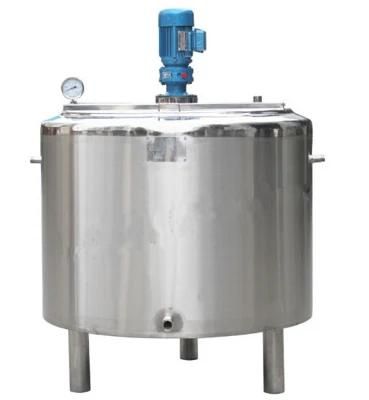 1000L 2000L Jacketed Heating Cooling Mixing Jacketed Tank Supplier