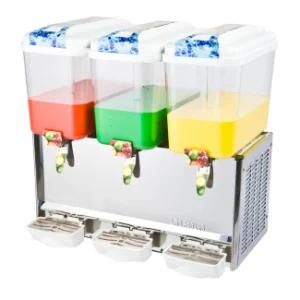 Factory Price Big Capacity 3 Tanks Commercial Refrigerated Juice Dispenser