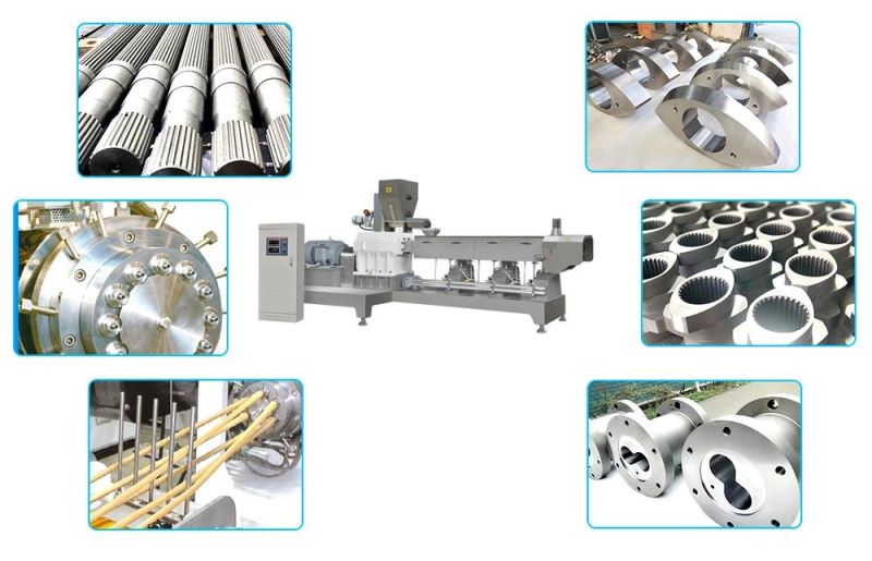 Fully Automatic Slanty Snack Bar Twin Screw Puffed Corn Chips Puff Filling Snack Food Extruder Extrusion Making Machine